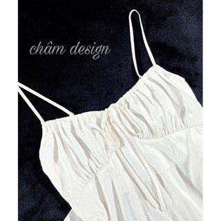 váy trắng lụa satin dáng dài , hàng thiết kế độc quyền