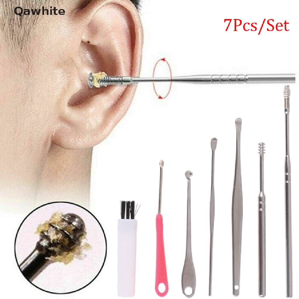 Set 7 Dụng Cụ Lấy Ráy Tai Bằng Thép Không Gỉ Tiện Dụng