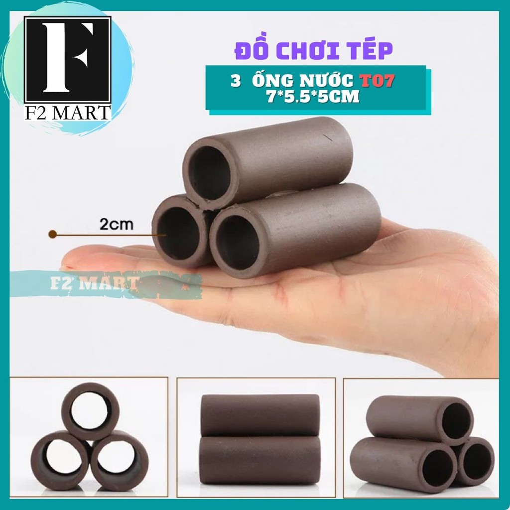 Đồ Chơi Bằng Gốm Cho Tép Cảnh (Nhiều Hình)