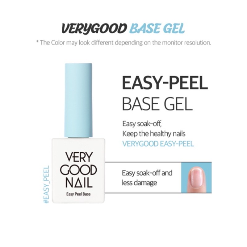 Freeship -Chính hãng Liên kết sơn gel cao cấp Hàn Quốc Very Good Nail- Easy peel base