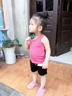 Áo ba lỗ cho bé trai và gái
