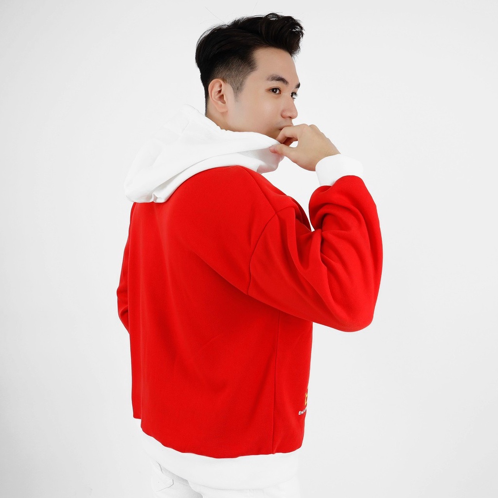 Áo hoodie nam form rộng vải nỉ dày dặn, siêu co giãn chuẩn form thời trang cao cấp thời trang Hpfashion - KVAHD14