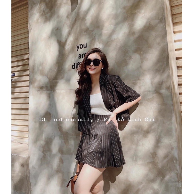 Set vest 2 màu sang chảnh