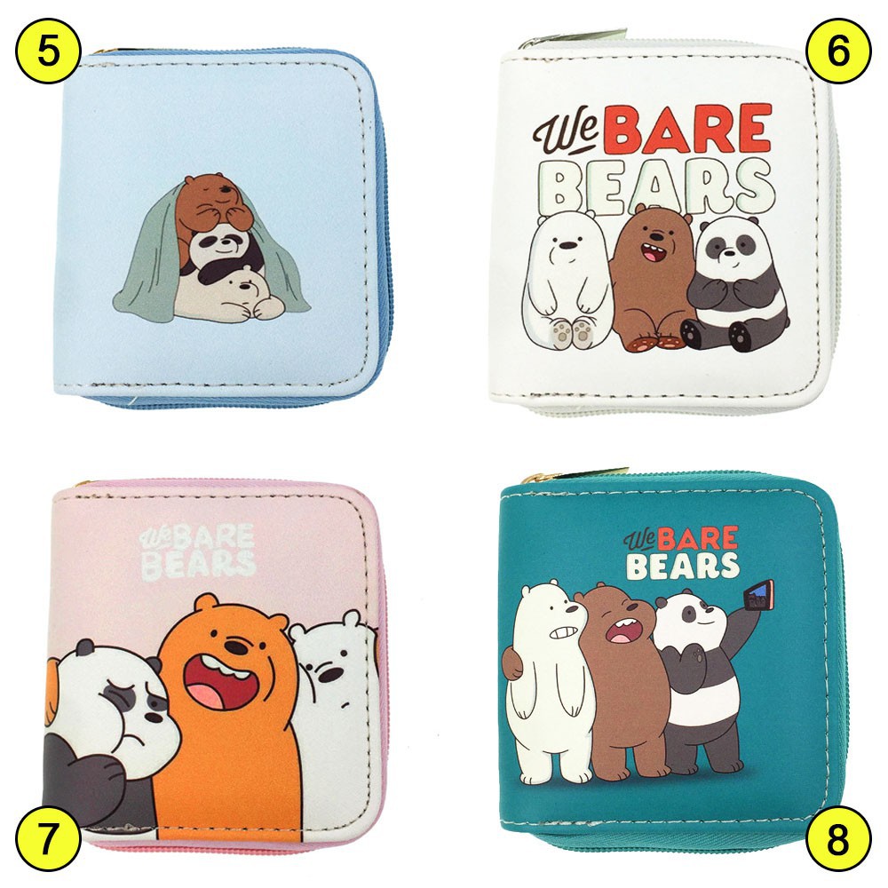 Bóp ví ngắn nữ cartoon họa tiết gấu ú We Are Bears - Link 14 - Monkeyshop078