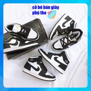 Giày Thể Thao cao cổ Đen Trắng nam nữ, giày Cổ Cao Hot Trend