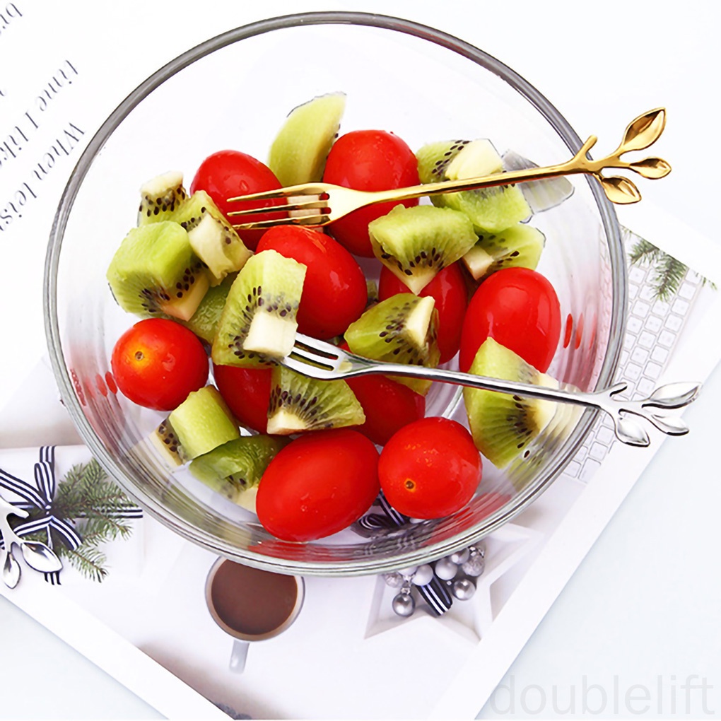 Nĩa Ăn Tráng Miệng Bằng Thép Không Gỉ