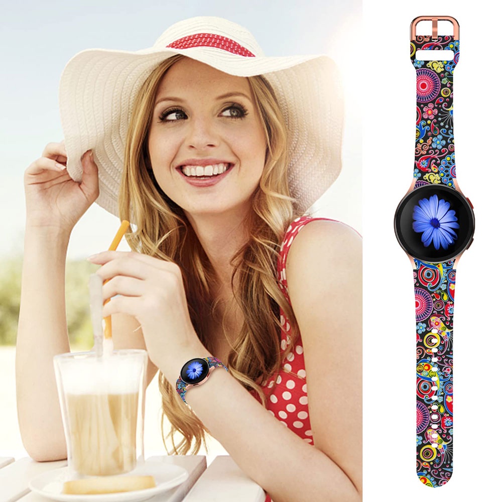 Dây Silicone Mềm Thay Thế Cho Đồng Hồ Samsung Galaxy Watch 4 40mm/44mm 4 Classic 42mm/46mm