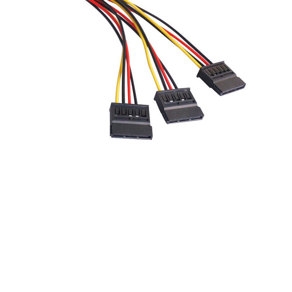 Dây Cáp Chuyển Đổi Nguồn Sata 4 Pin Ide Molex Sang 3 Phích Cắm