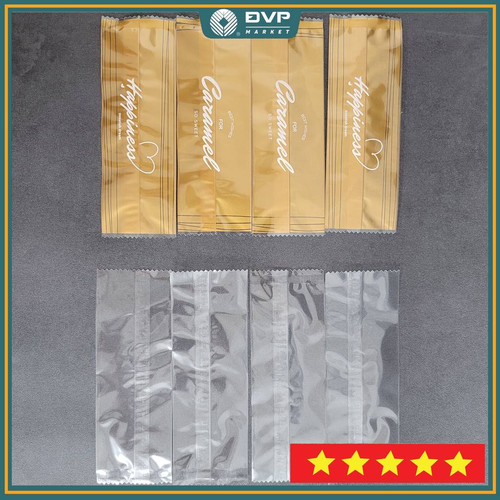Túi hàn miệng đựng bánh đế thuyền 5x14cm 100c - Đại Vạn Phát