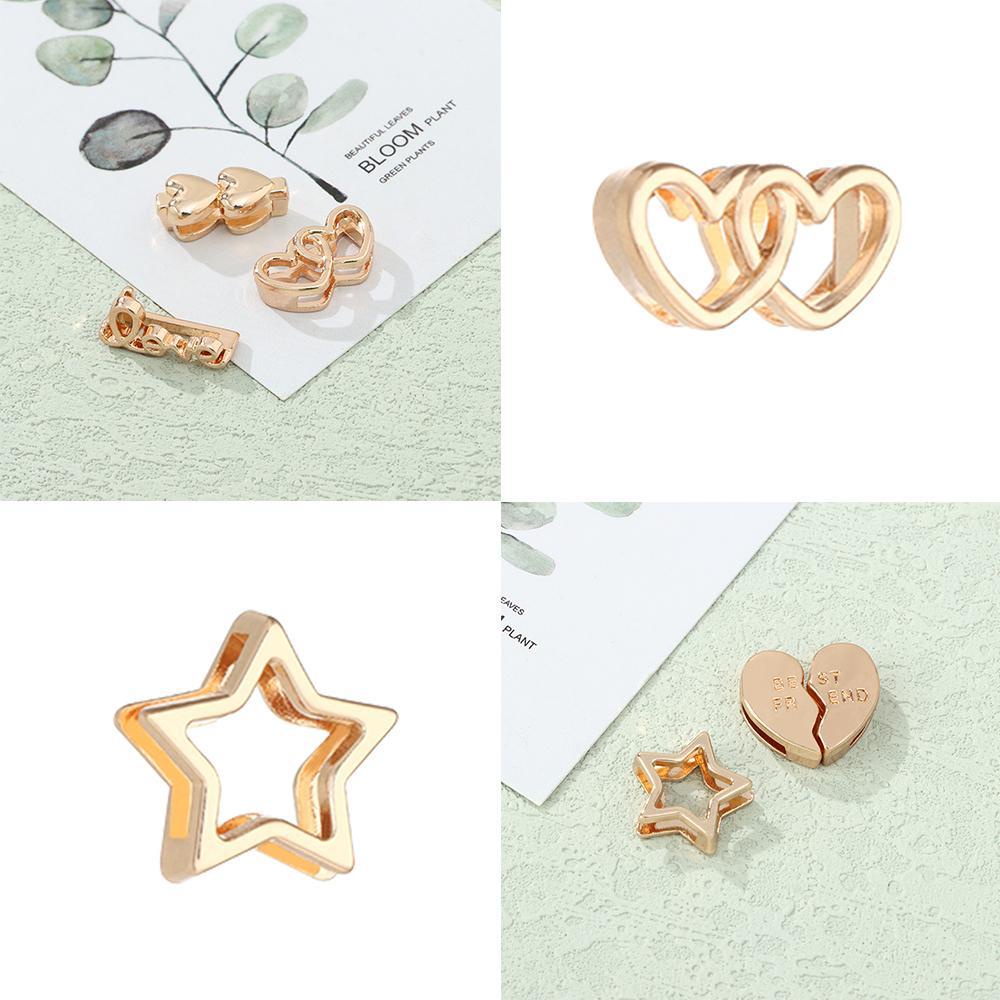BTLIMER Nhẫn Kim Loại Trang Trí 10mm