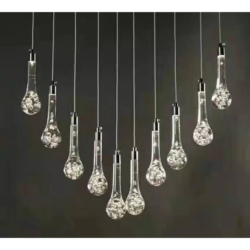 Đèn led thả hình giọt nước, Trang trí đám tiệc, trang trí đẹp