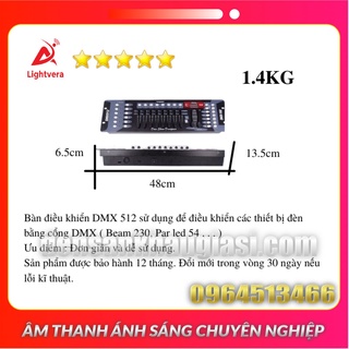 Bàn Điều Khiển DMX 512 Điều Khiển Thiết Bị Ánh Sáng Sân Khấu