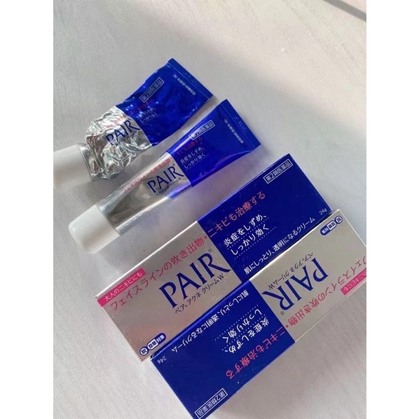 Kem Ngừa Mụn Pair Acne W Cream 24gr Nội Địa Nhật Bàn