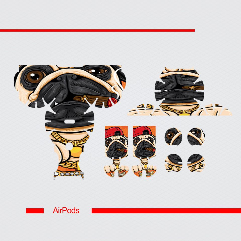 Miếng dán skin cho AirPods in hình thiết kế - atk111