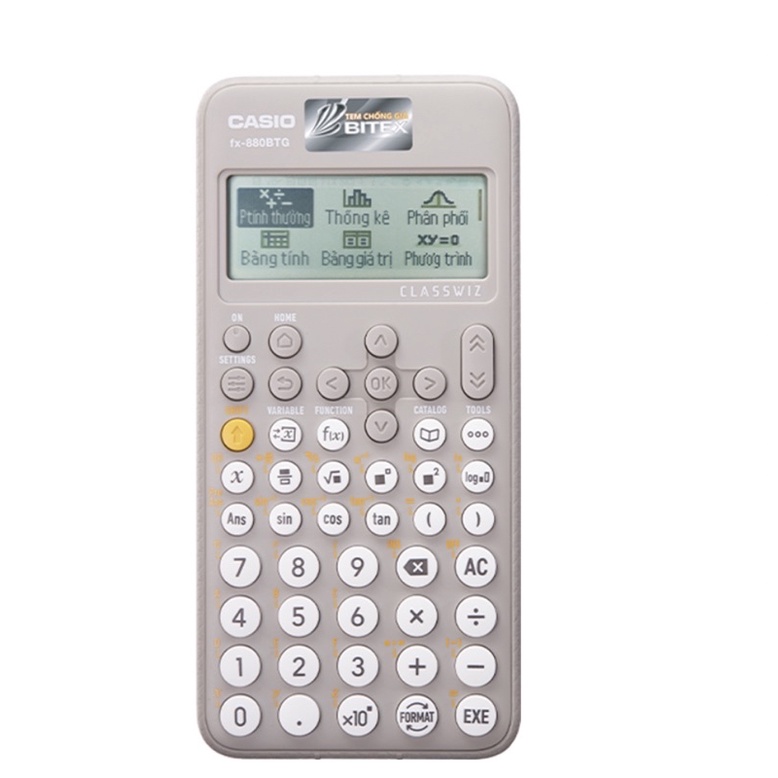 [Máy tính CASIO FX 880BTG được phép mang vào phòng thi tốc độ cao