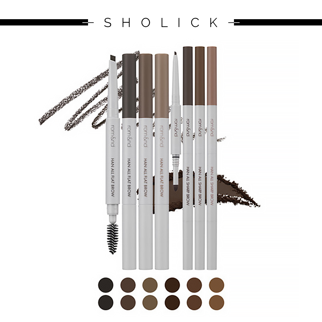 Bút kẻ lông mày trang điểm ROMAND 6 màu sắc tùy chọn chất lượng cao tiện lợi