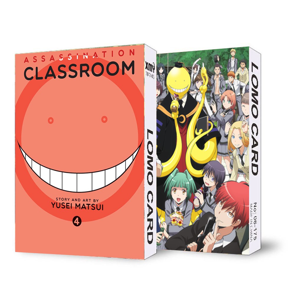 ( không kèm hộp ) Hộp ảnh lomo in hình LỚP HỌC ÁM SÁT Assassination Classroom 30 tấm anime chibi