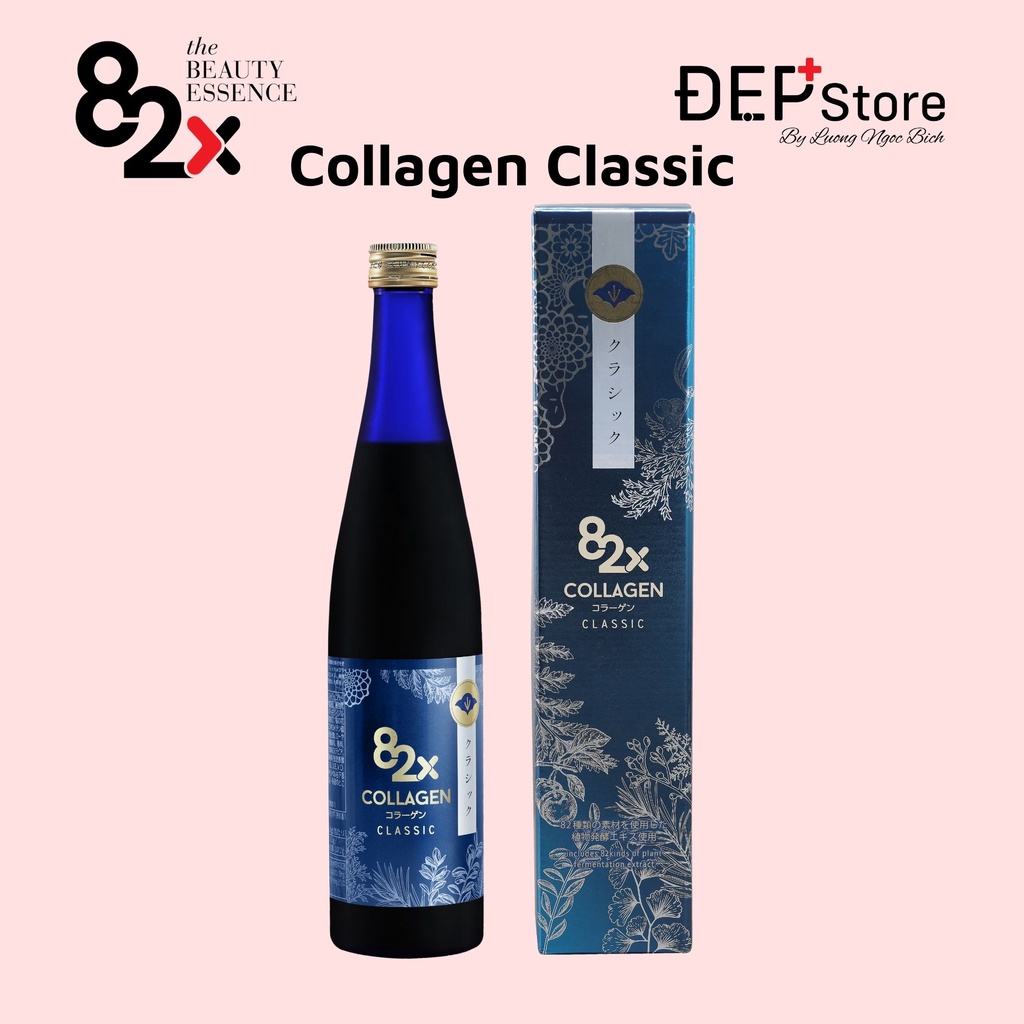 82X COLLAGEN CLASSIC Dạng Nước 120.000mg Collagen Peptide Từ Da Cá Ngừ Đại Dương- Nước Uống Đẹp Da Đến Từ Nhật Bản 500ml