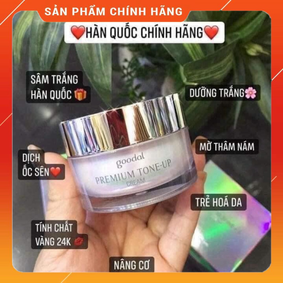 Kem ốc sên Goodal Premium Snail Tone Up Cream Hàn Quốc