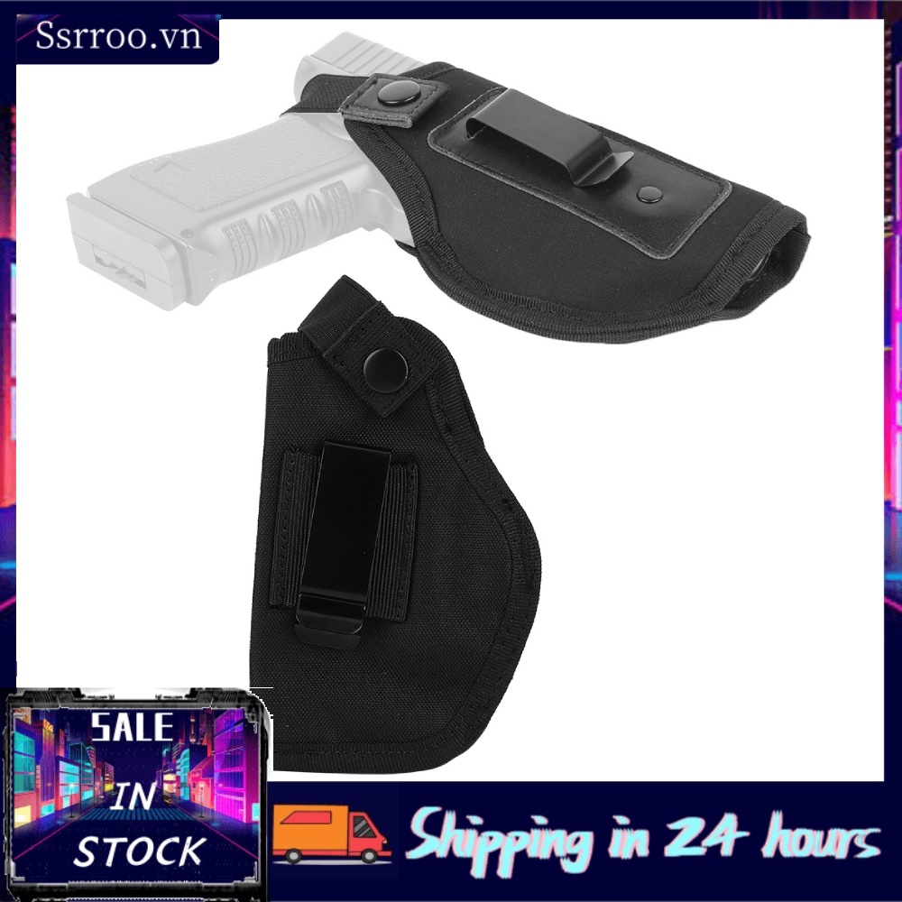 Ssrroo Universal Holster Durable Concealed Carry Black Oxford Cloth Waist Belt