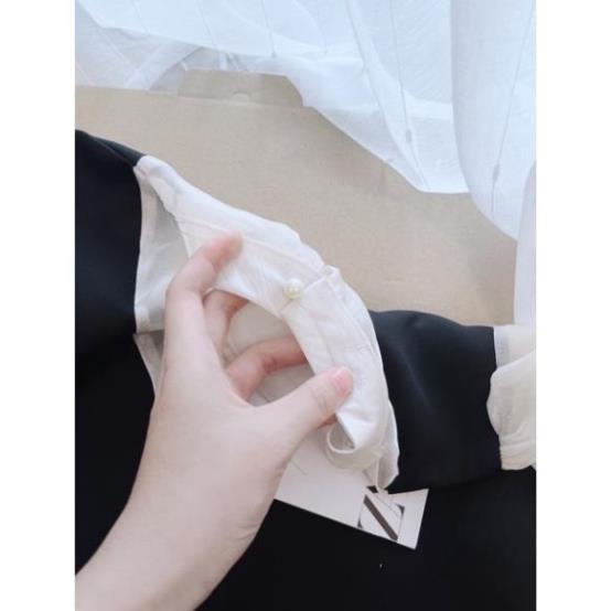 ÁO SƠMI PHỐI ghi Lê cổ V