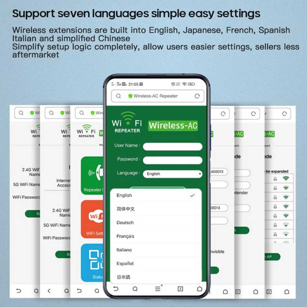 Bộ lặp WiFi không dây 2.4G Bộ khuếch đại tín hiệu 301Mbps Bộ khuếch đại tăng cường dải sóng WiFi Bộ định tuyến cổng | BigBuy360 - bigbuy360.vn