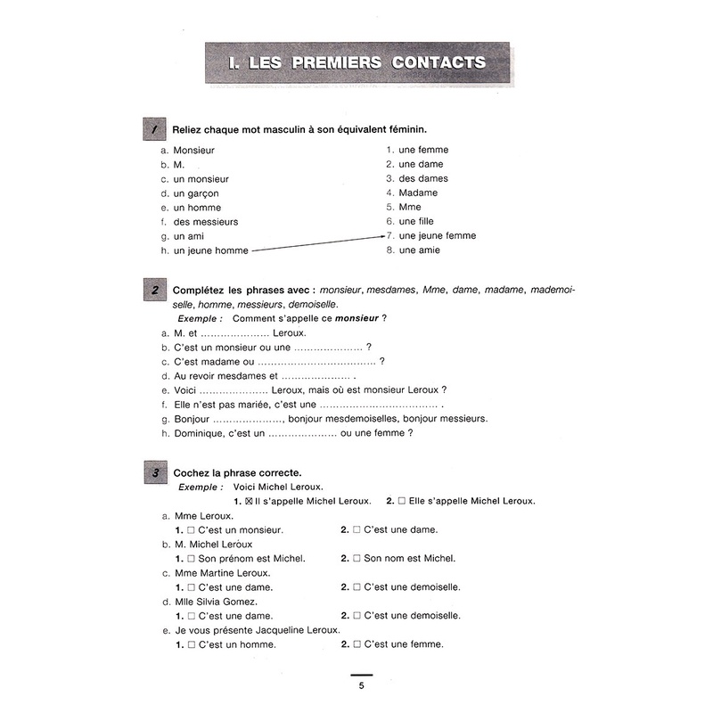 Sách 450 Nouveaux Exercices - Vocabulaire Niveau débutant