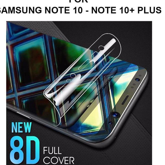 Cao cấp... Ốp điện thoại gel Hydrogel SCREEN GUARD chống trầy xước cho Samsung Note 10 - Note 10 Plus Pro VJ0