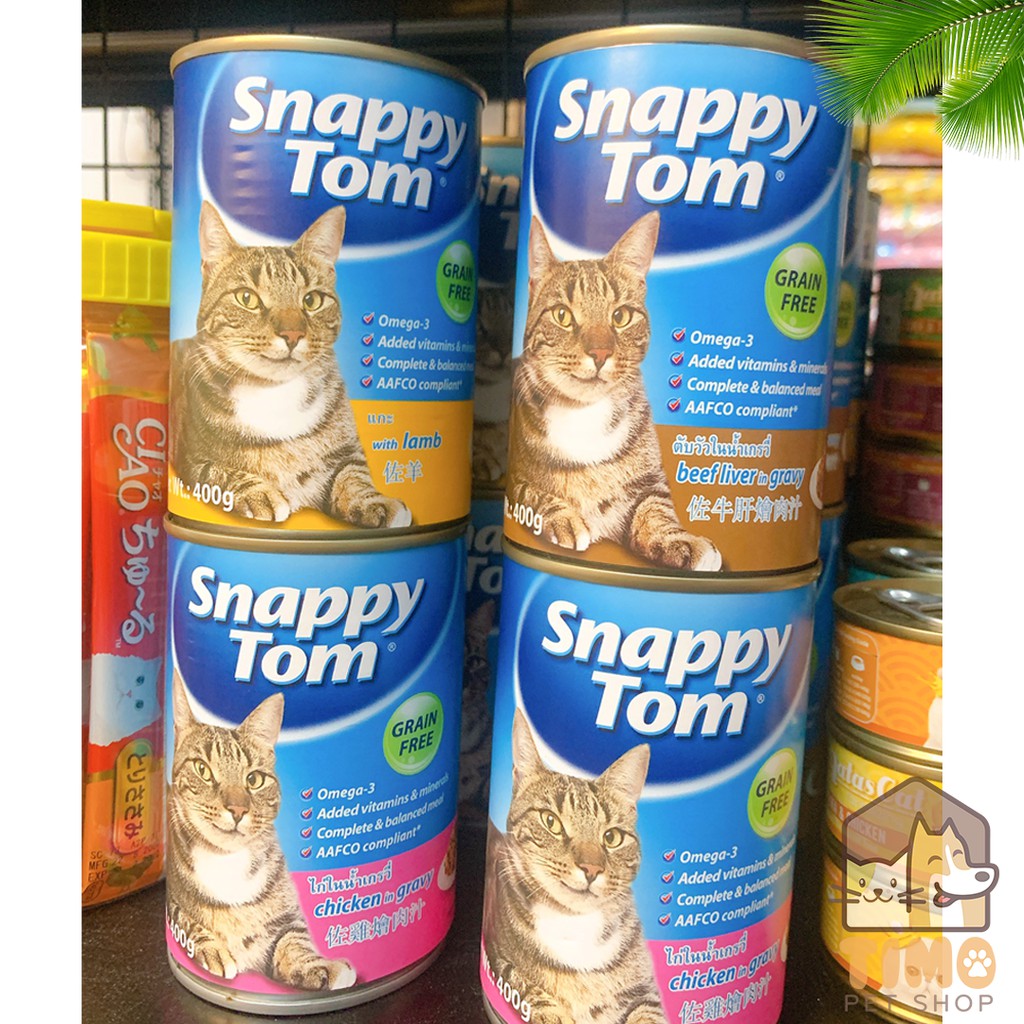 Pate Cho Mèo Trưởng Thành Snappy Tom - Thơm Ngon Dinh Dưỡng Nhiều Vị