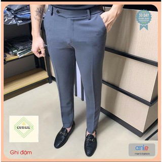 Quần tây nam SlimFit ống côn Hàn Quốc - Quần âu nam Co dãn Chống nhăn giữ form