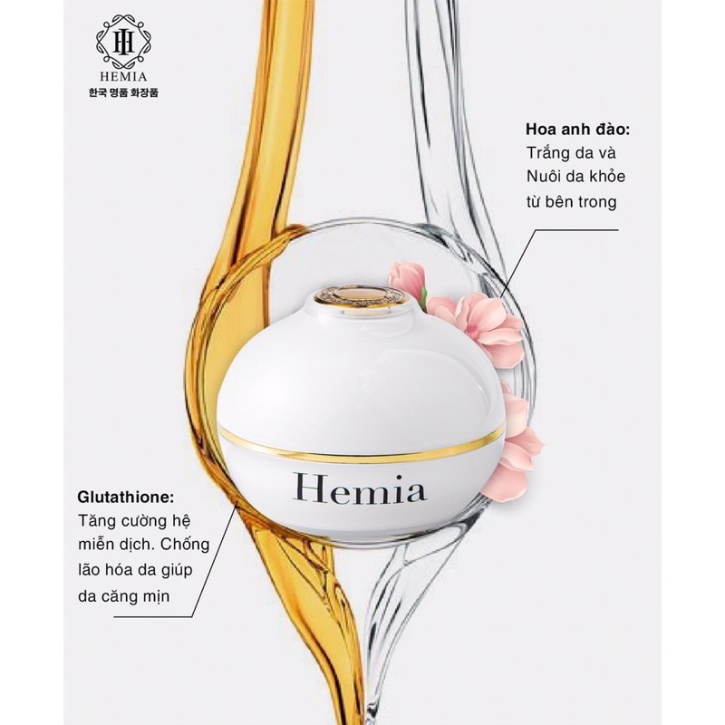 Kem Body Hemia - Kem Body Dưỡng Trắng Hemia Hàn Quốc