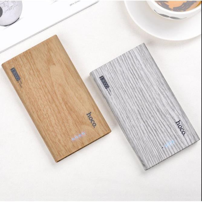 Mua ngay Pin Sạc Dự Phòng Hoco B36 Wood Grain 13000mAh Chính Hãng [Freeship 10k]