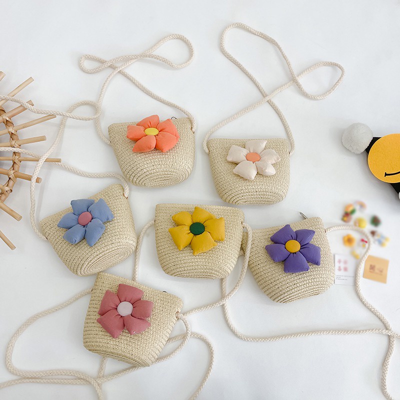 Túi Vuông Đeo Chéo Se7en Họa Tiết Hoa