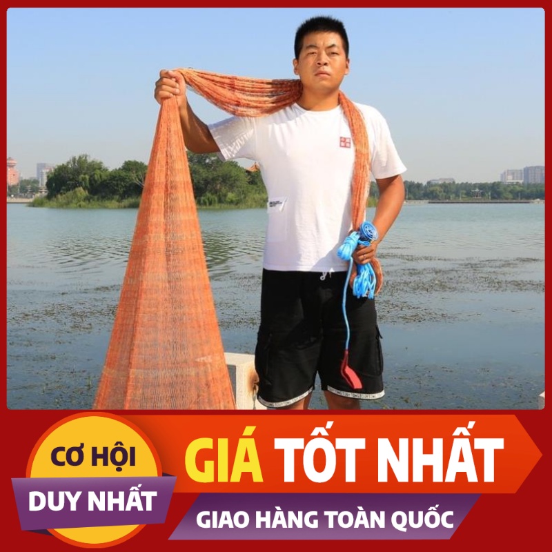 Chài Dù Đĩa Bay Ufo, Kích thước |Cao 1,5m - Bung 3m| - |Cao 1,8 - Bung 3,6m| - |Cao 2,1 Bung 4,2m| - |Cao 2,4 Bung 4,8M|