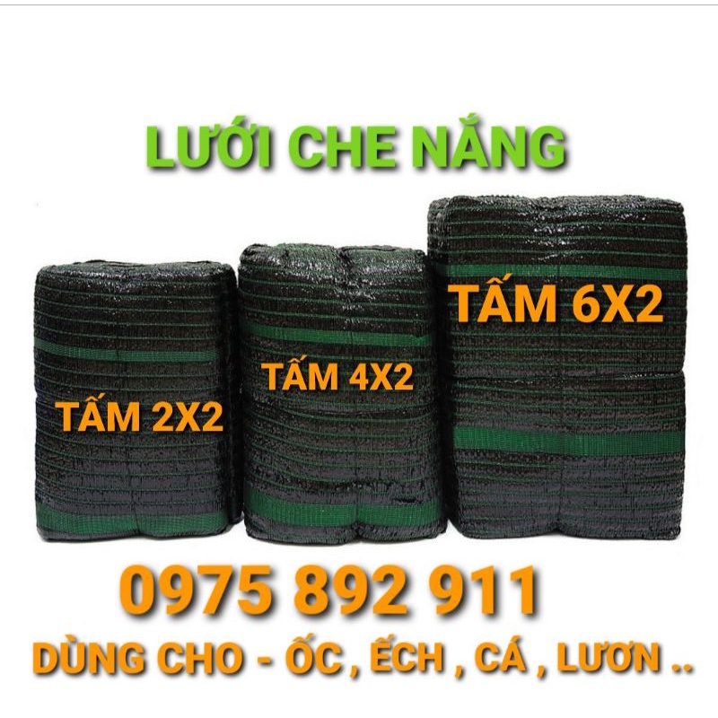 Lưới che nắng 60% cho bể bạt nuôi ốc ếch cá lươn