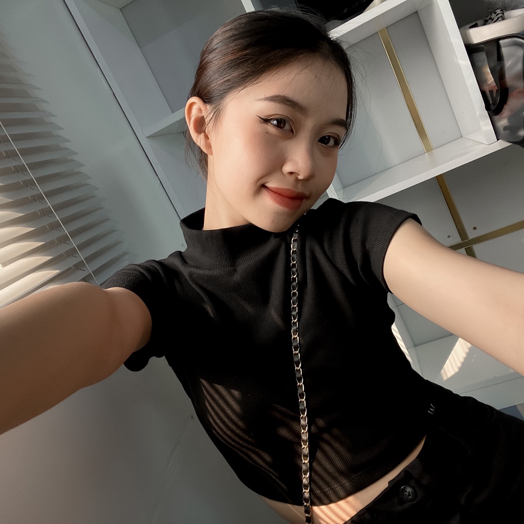 Áo Tracy Top đen