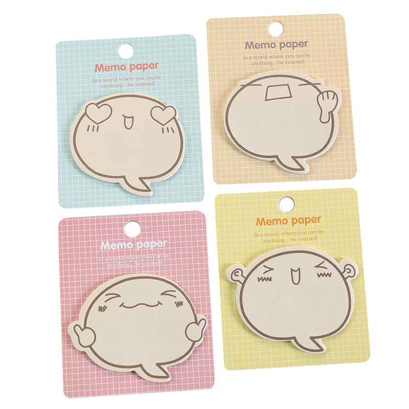 Set Giấy Note Ghi Chú Mini Nhiều Hình Dễ Thương Sồi House
