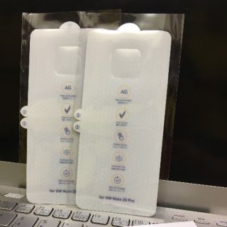 Dán PPF nhám AG mặt trước và mặt lưng chống bám vân tay cho huawei mate 20 pro