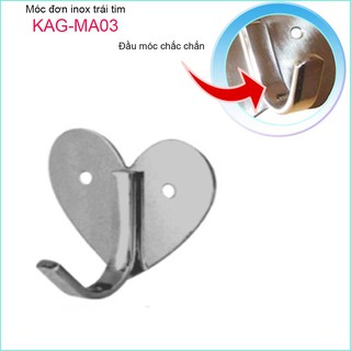 MÓC ÁO ĐƠN INOX ROCA KAG-MA03