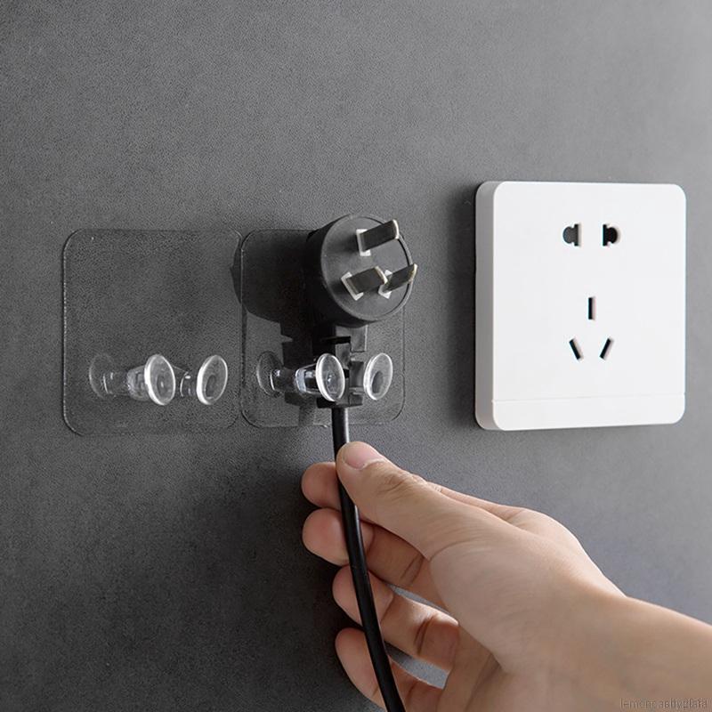 Móc Dán Tường Treo Phích Cắm Tiện Lợi