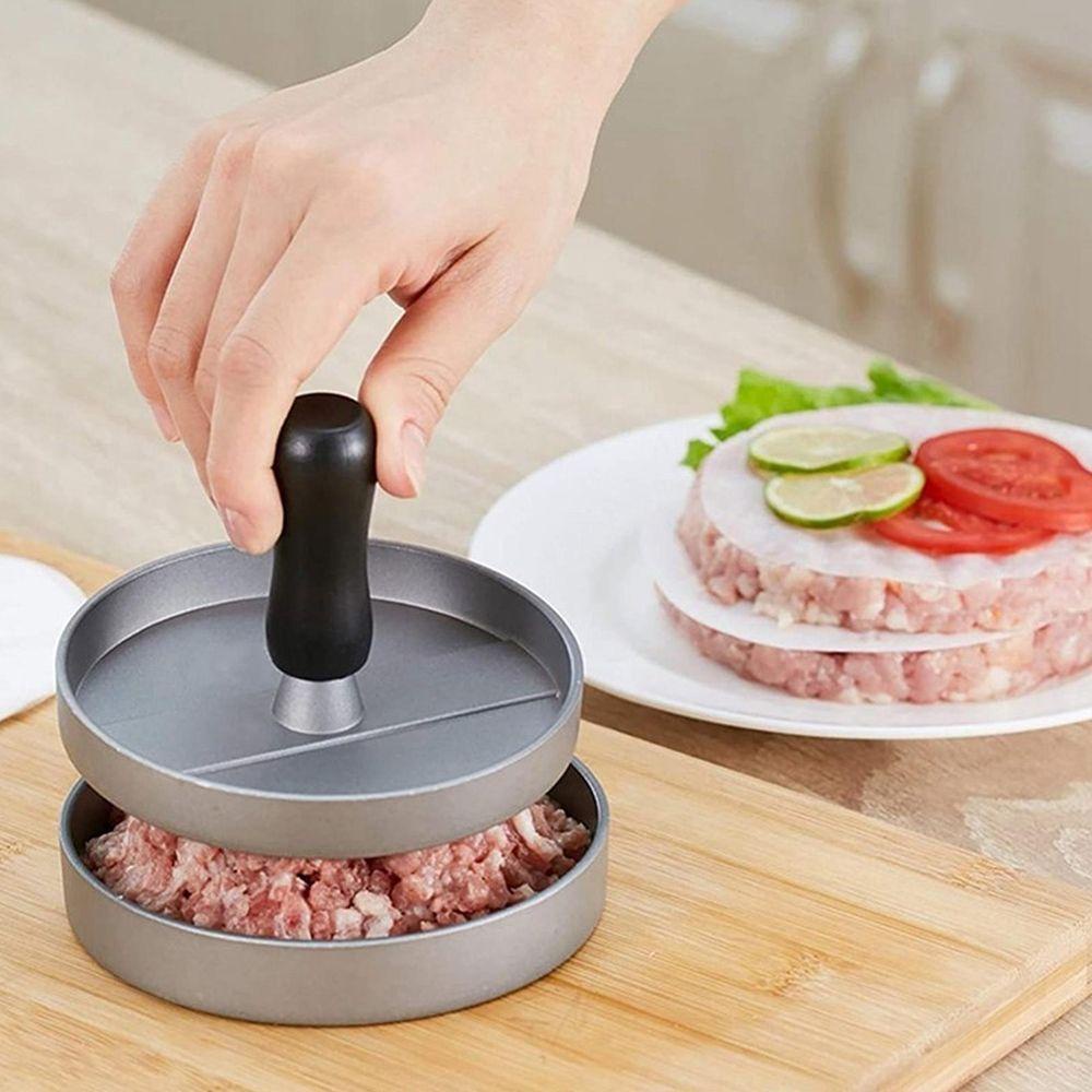 IVORY Dụng Cụ Ép Nhân Bánh Hamburger Bằng Hợp Kim Nhôm Chống Dính DIY