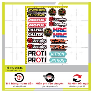 LOGO STICKER DÁN XE MÁY L14 - DUNG DECAL