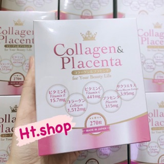 Collagen Placenta 5 in 1 270 viên  (date 2/2023) xuất xứ Nhật Bản