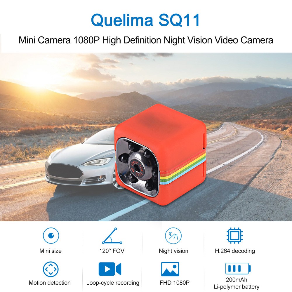 Camera Giám Sát Ghi Hình Hồng Ngoại SQ11, phiên bản mới | BigBuy360 - bigbuy360.vn