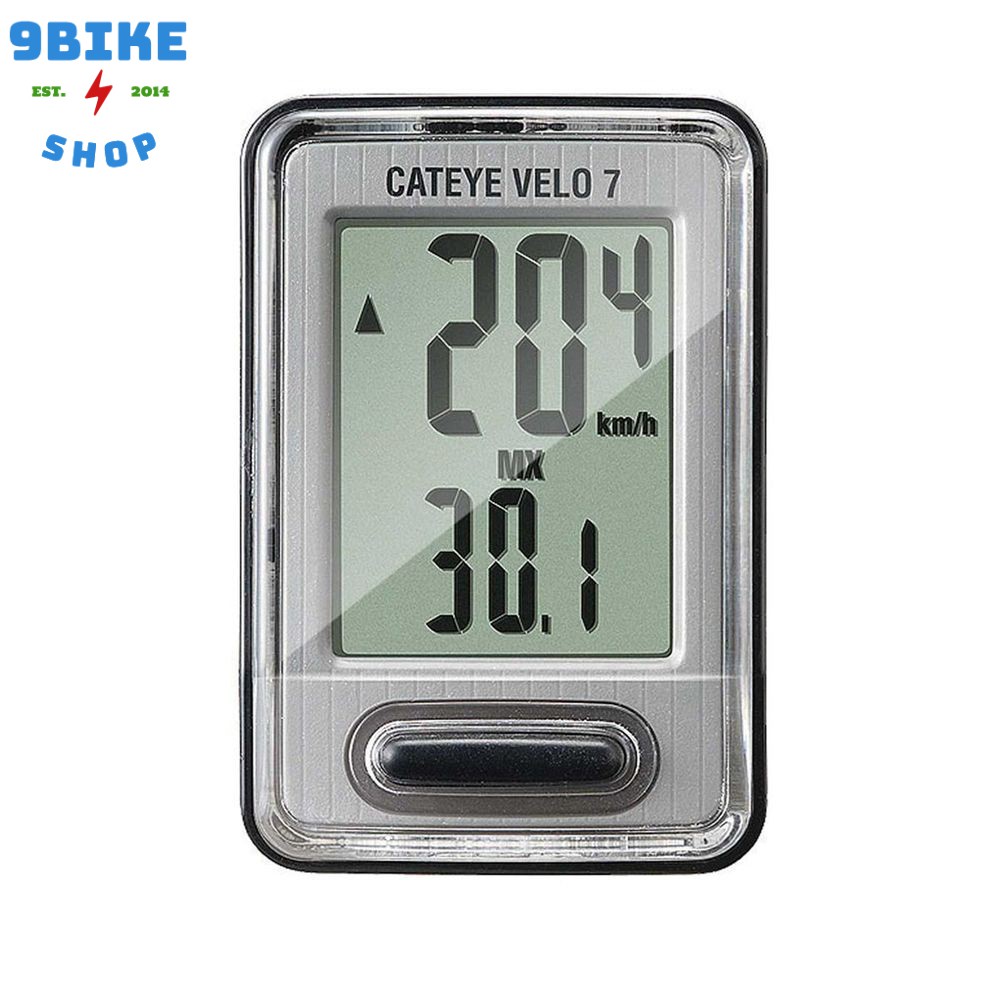 Đồng hồ xe đạp có dây cateye velo 7