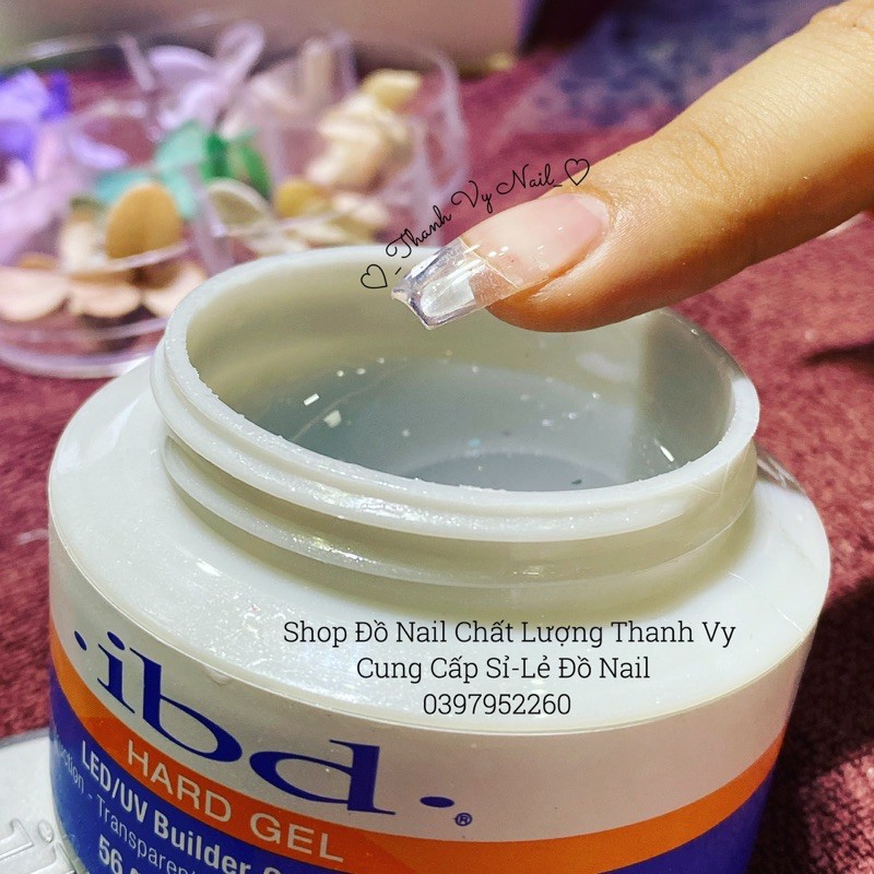 Gel đắp móng IBD không nóng hũ 56g, gel đắp nail chính hãng [Thanh Vy Nail]