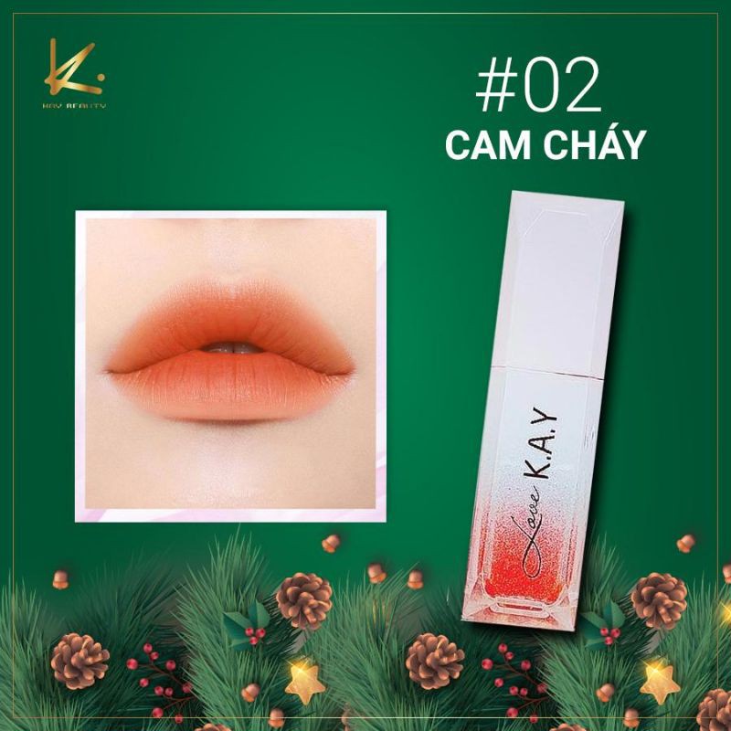 SON KEM KAYBEAUTY (Tặng 1cây son kem khi mua 2sản phẩm bất kì thuộc danh mục mỹ phẩm của cty KAYBEAUTY)