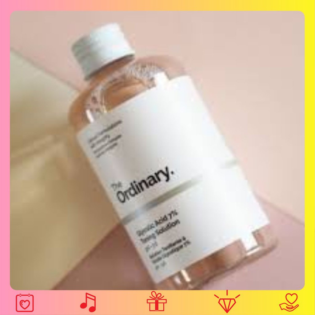[ĐỦ BILL] Toner The Ordinary tẩy da chết glycolic acid 7% 240ml Toning Solution [AUTHEN]