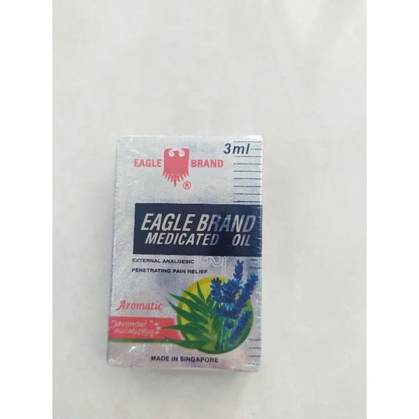 Dầu gió con Ó Singapore Eagle Brand xanh, trắng, vàng 3ml