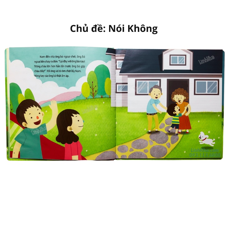 Sách Giáo Dục Giới Tính Dành Cho Trẻ Từ 3 Tuổi - Dạy Bé Biết Nói Không Khi Cần Thiết - Tân Việt